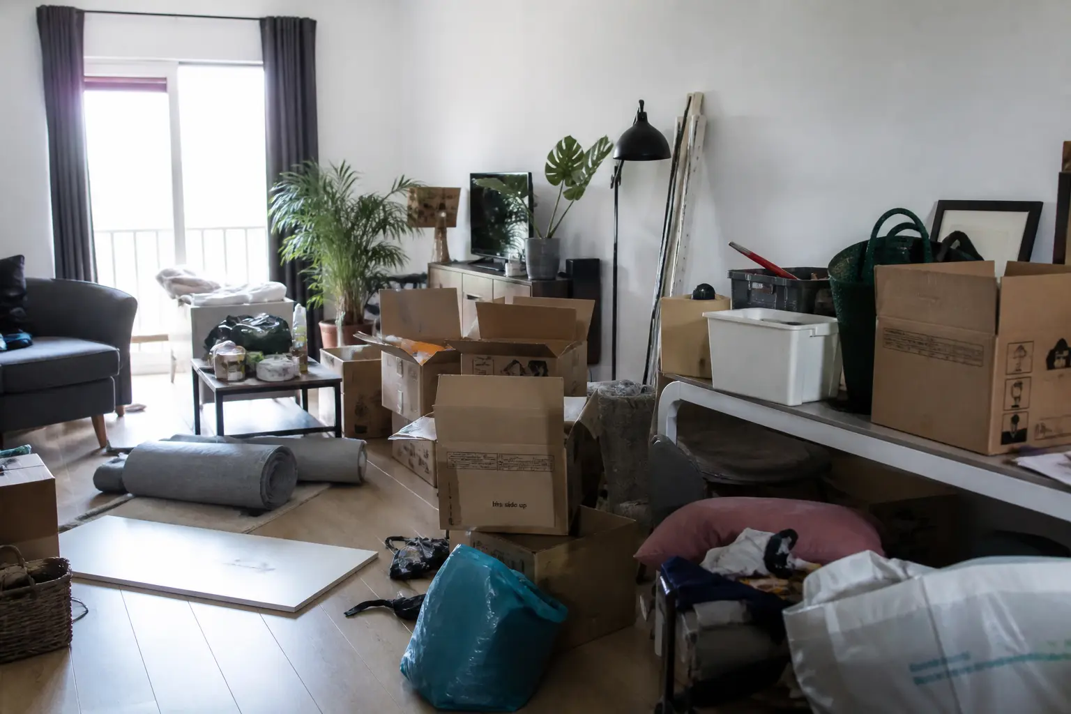 Situatie voor de werkzaamheden