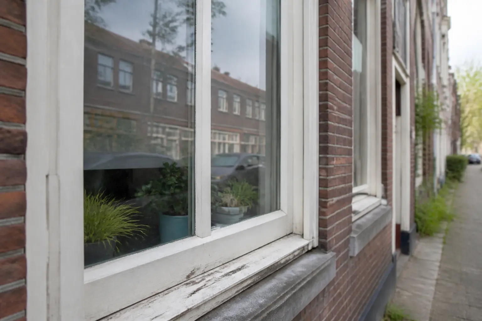 Situatie voor de werkzaamheden
