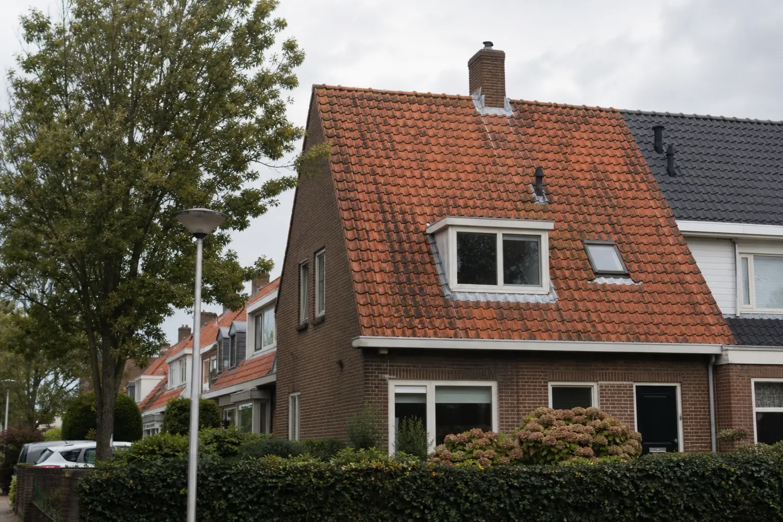 Situatie voor de werkzaamheden