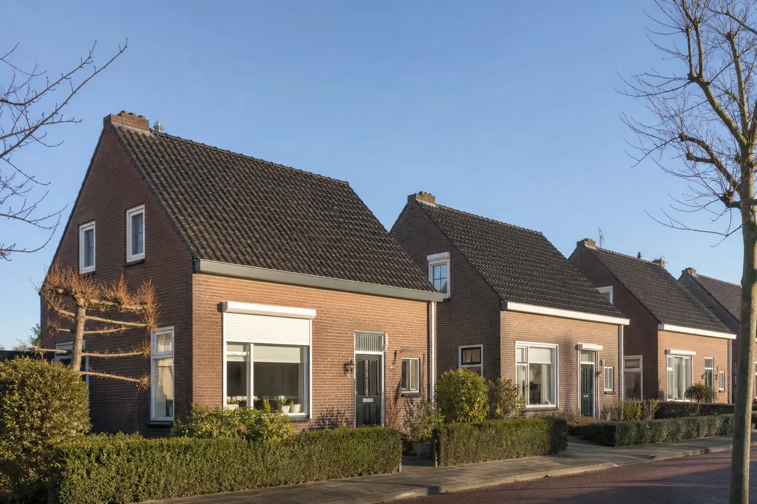 Situatie voor de werkzaamheden