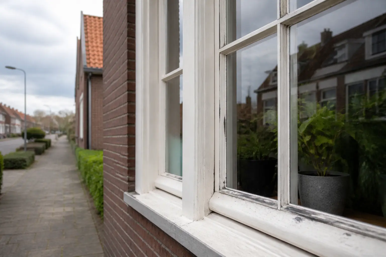 Situatie voor de werkzaamheden