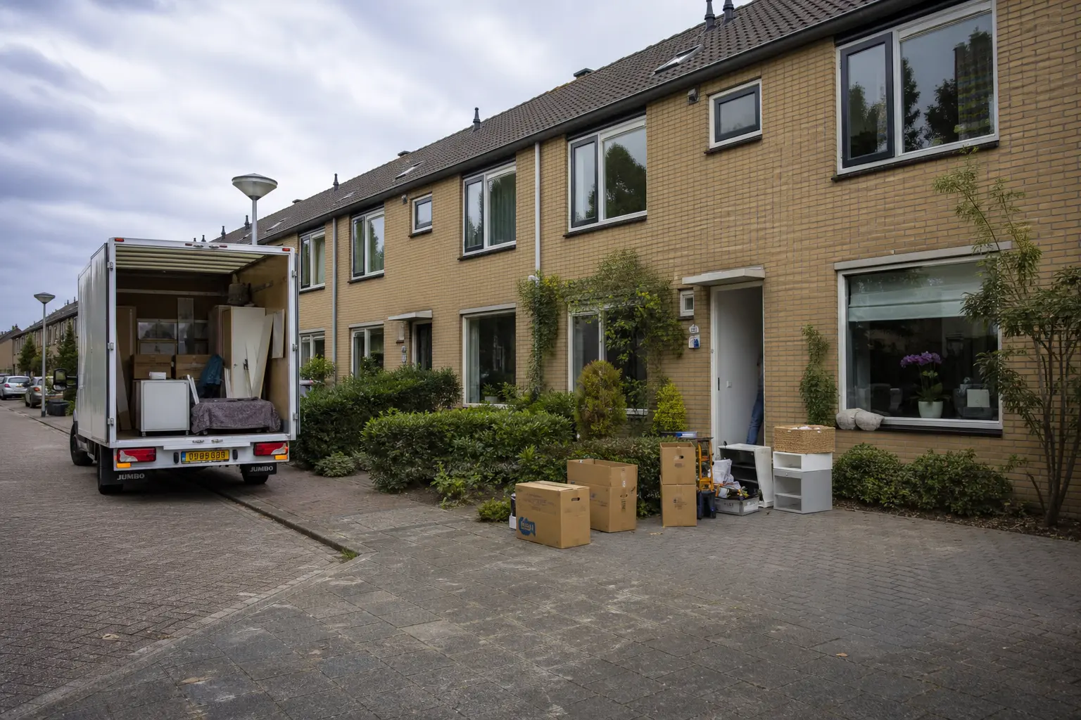 Situatie voor de werkzaamheden