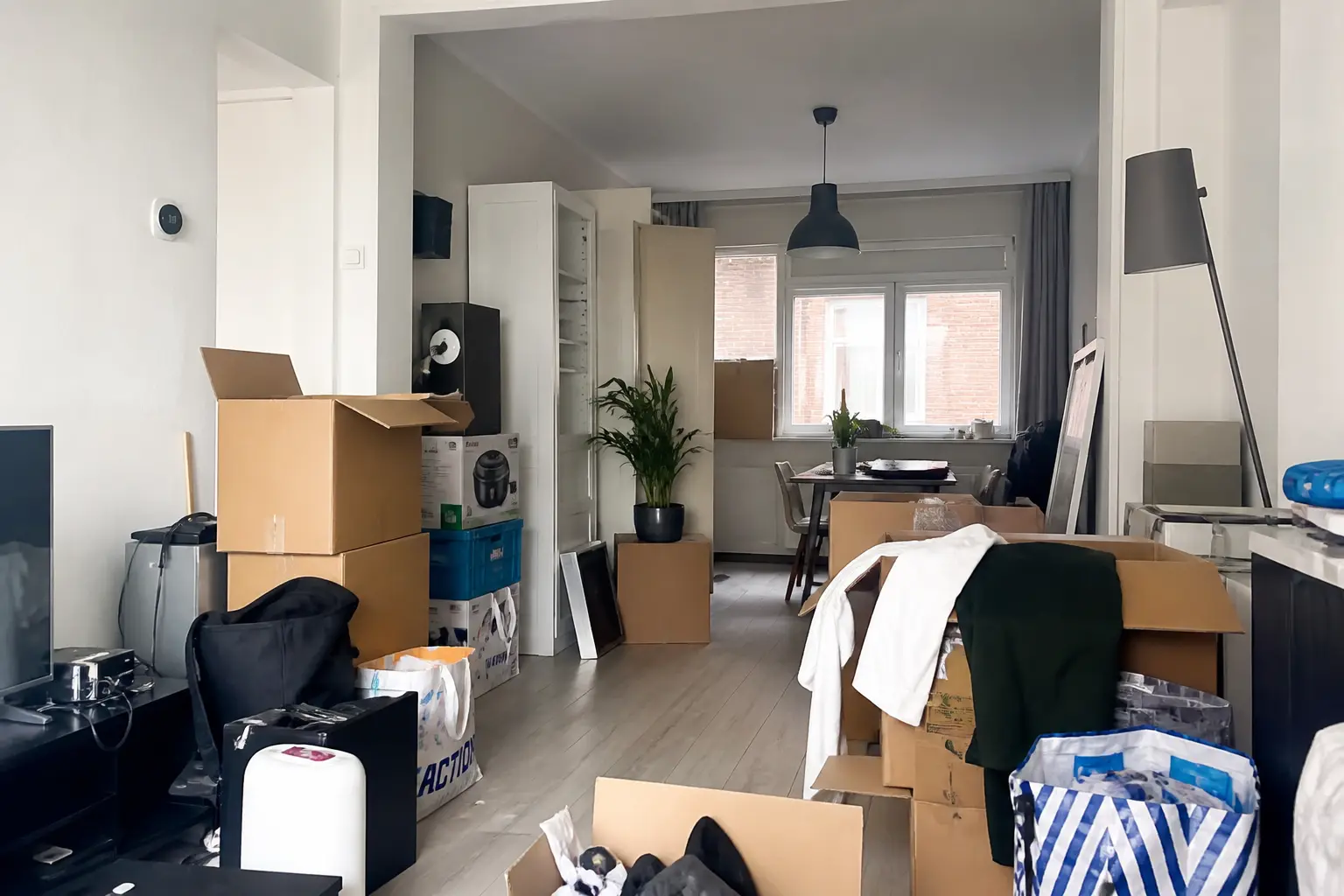 Situatie voor de werkzaamheden