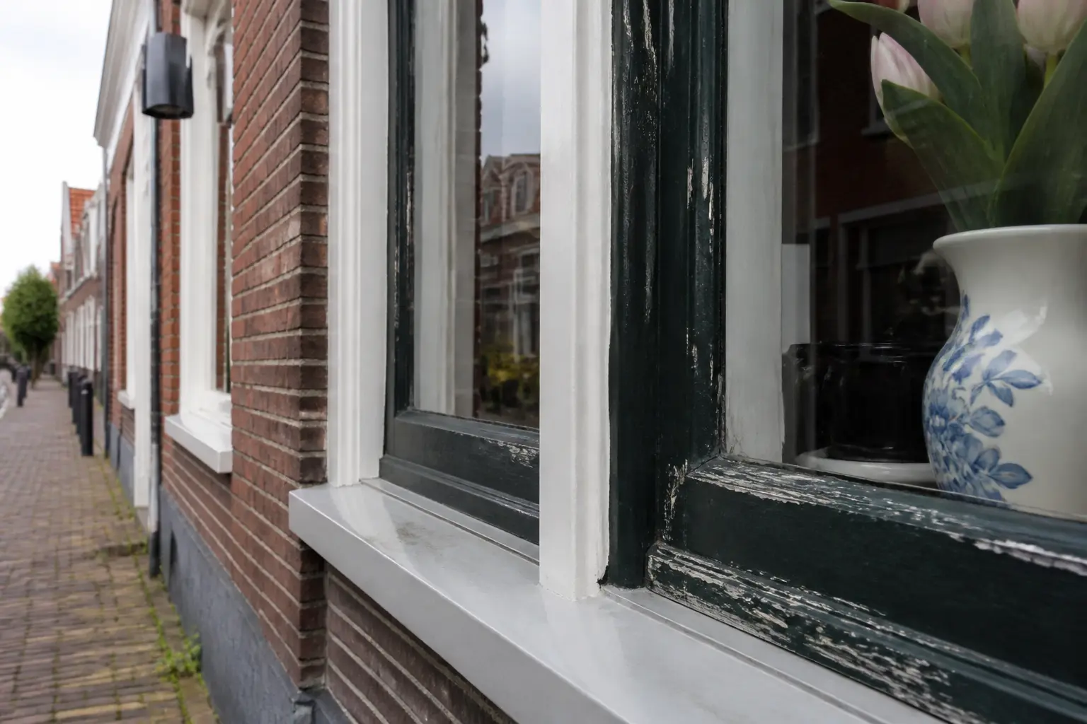 Situatie voor de werkzaamheden
