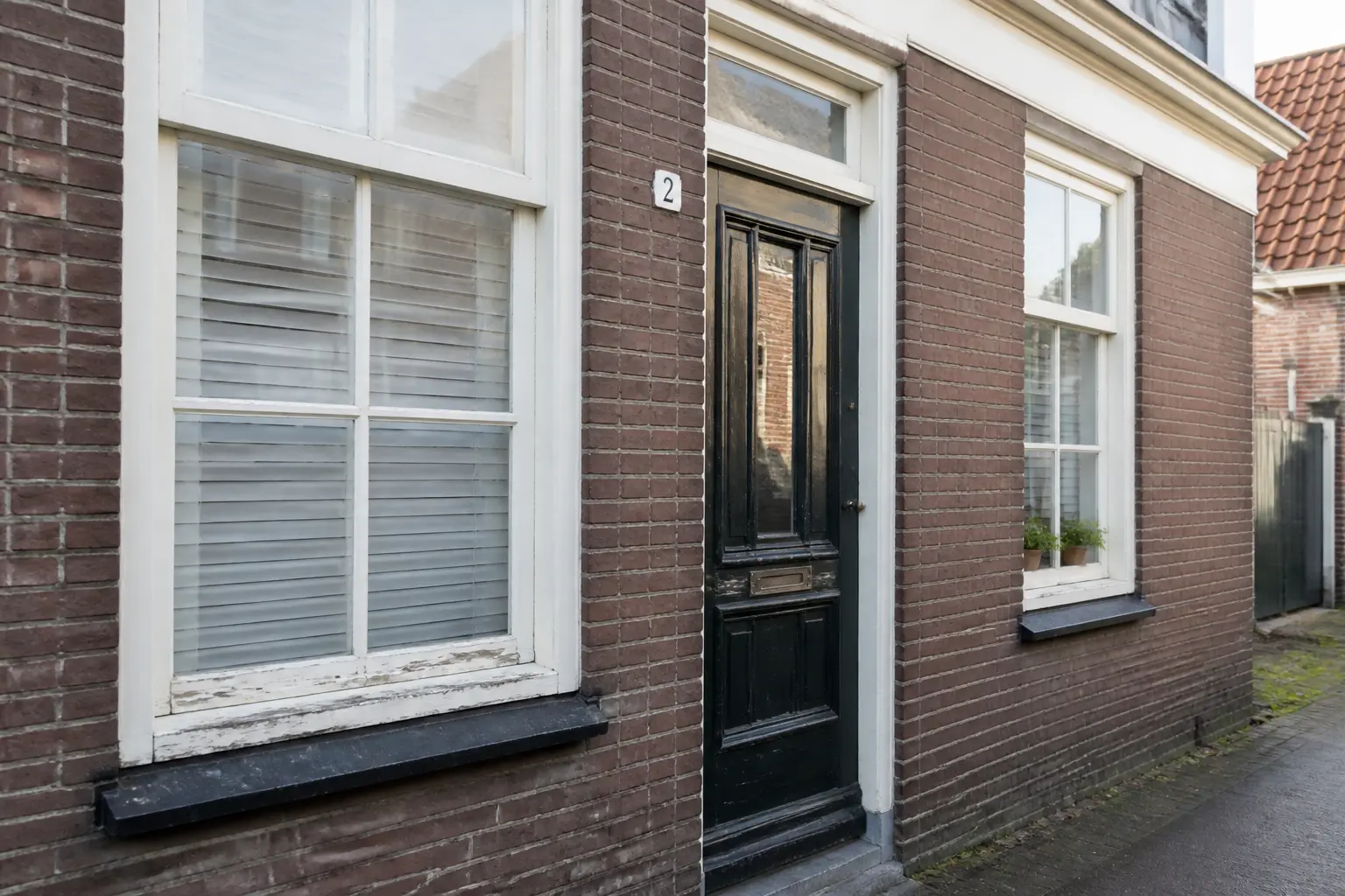 Situatie voor de werkzaamheden