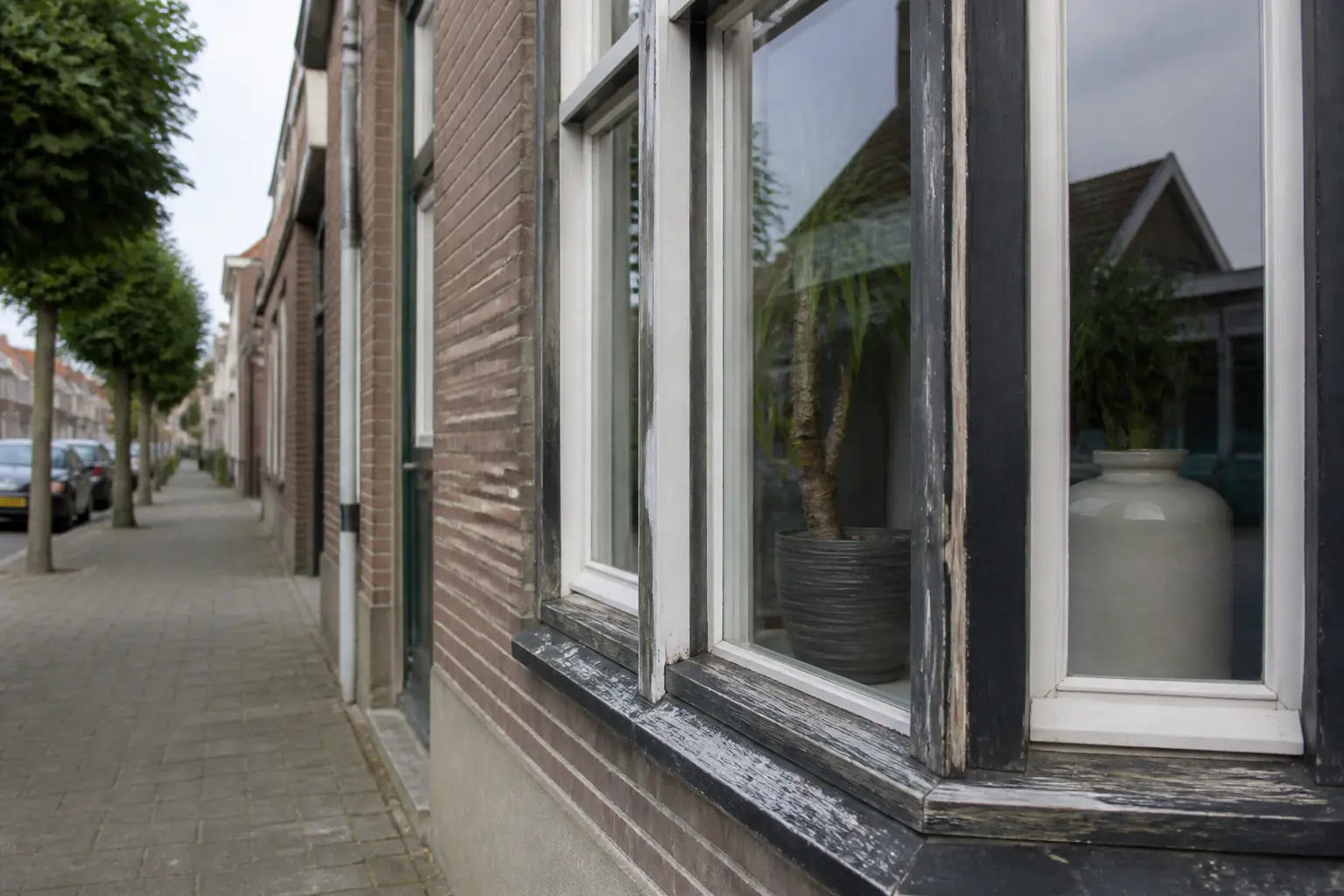 Situatie voor de werkzaamheden
