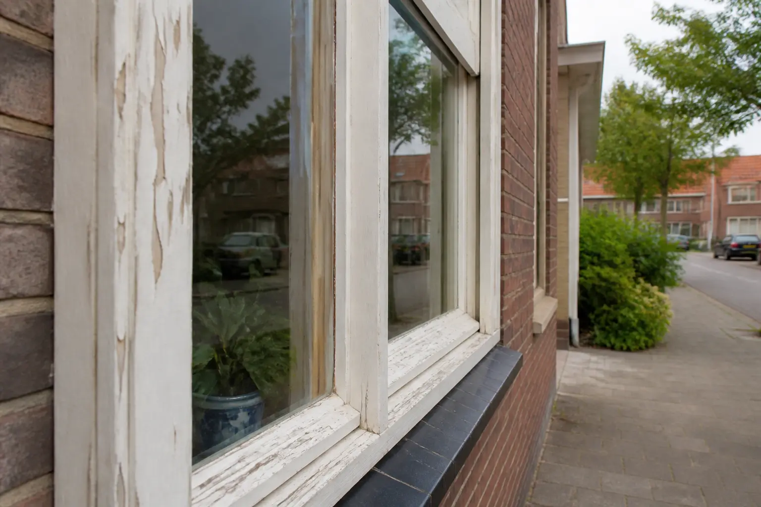 Situatie voor de werkzaamheden