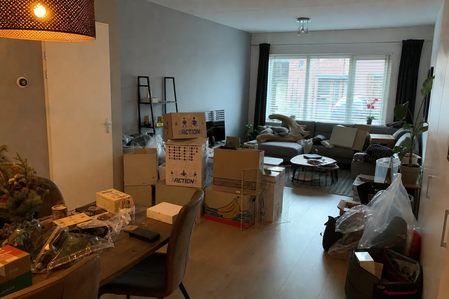 Situatie voor de werkzaamheden